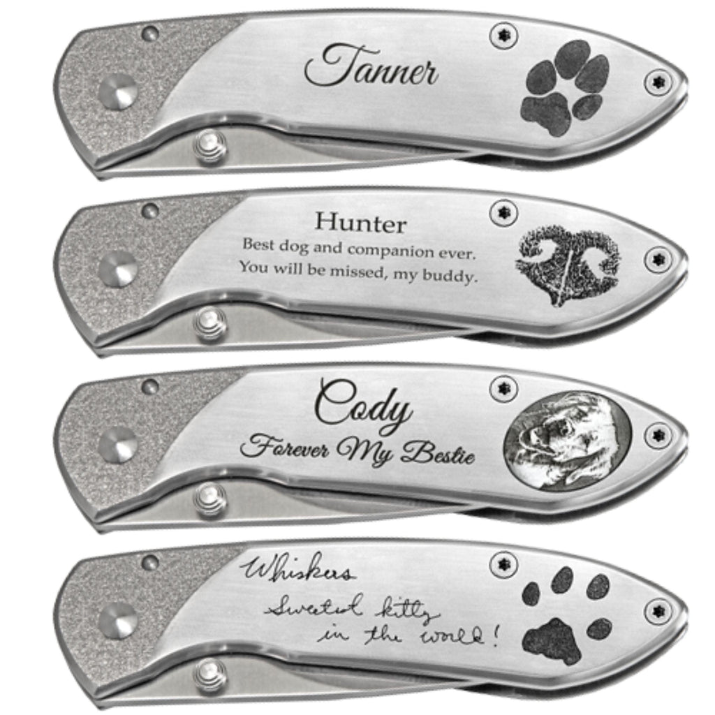 Buck® Folding Pet Personalized Engraved Knife