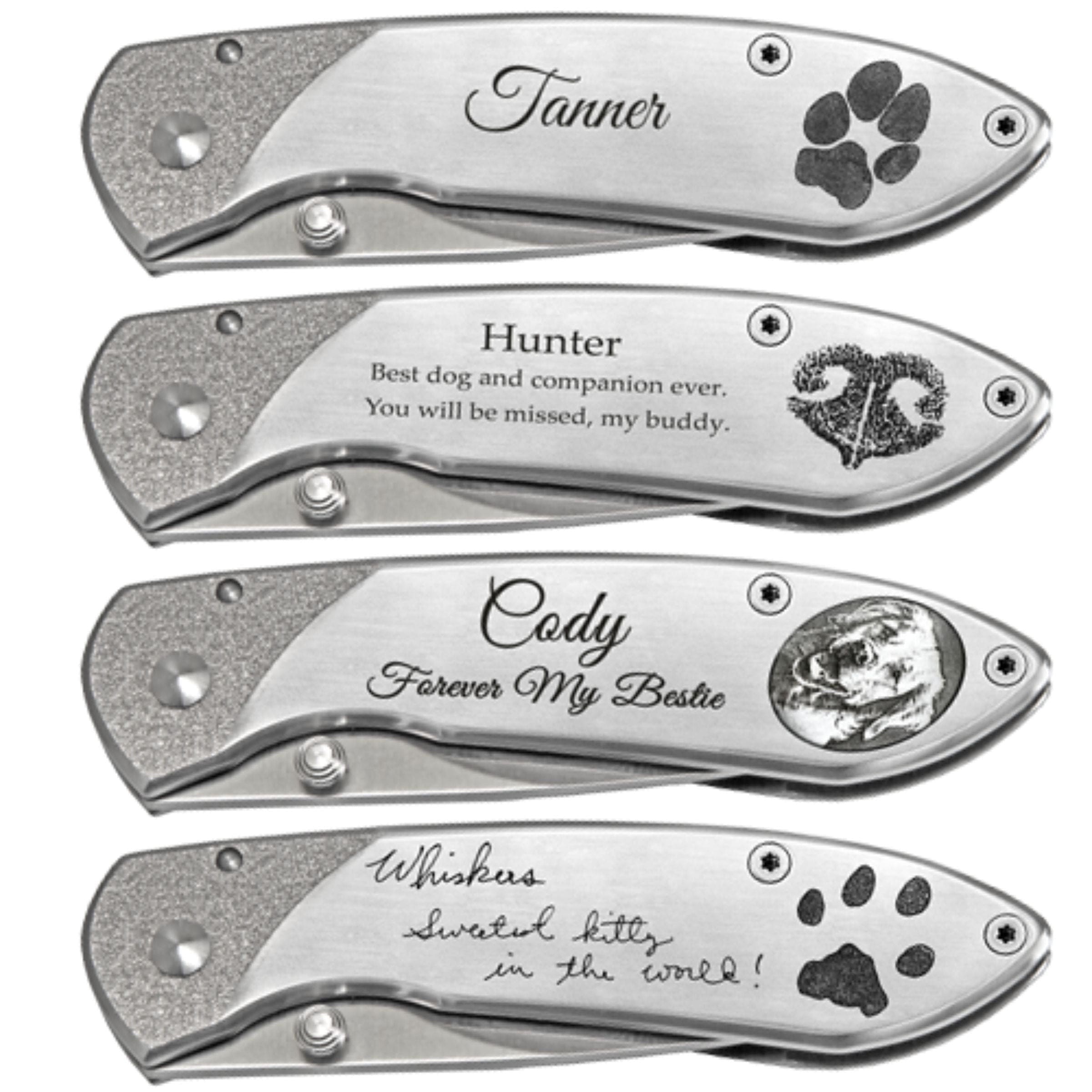 Buck® Folding Pet Personalized Engraved Knife
