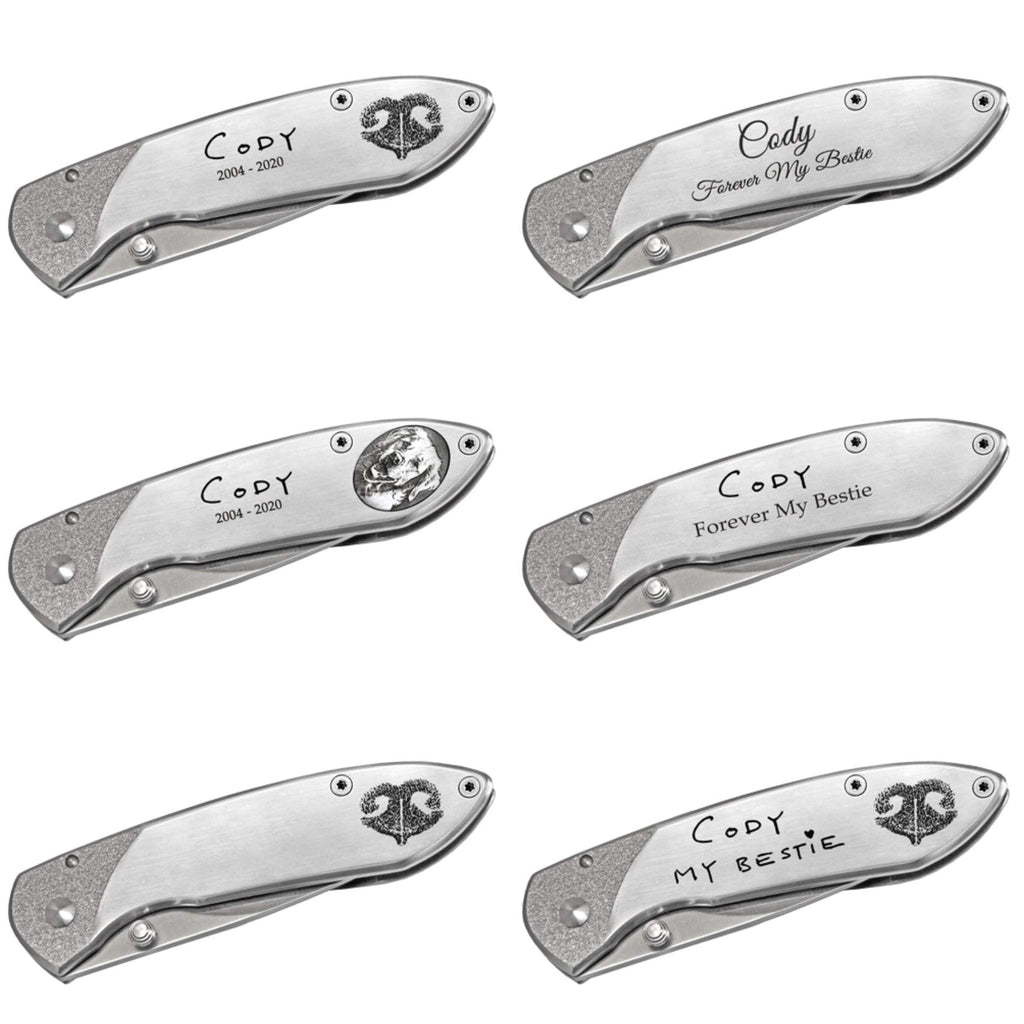 Buck® Folding Pet Personalized Engraved Knife